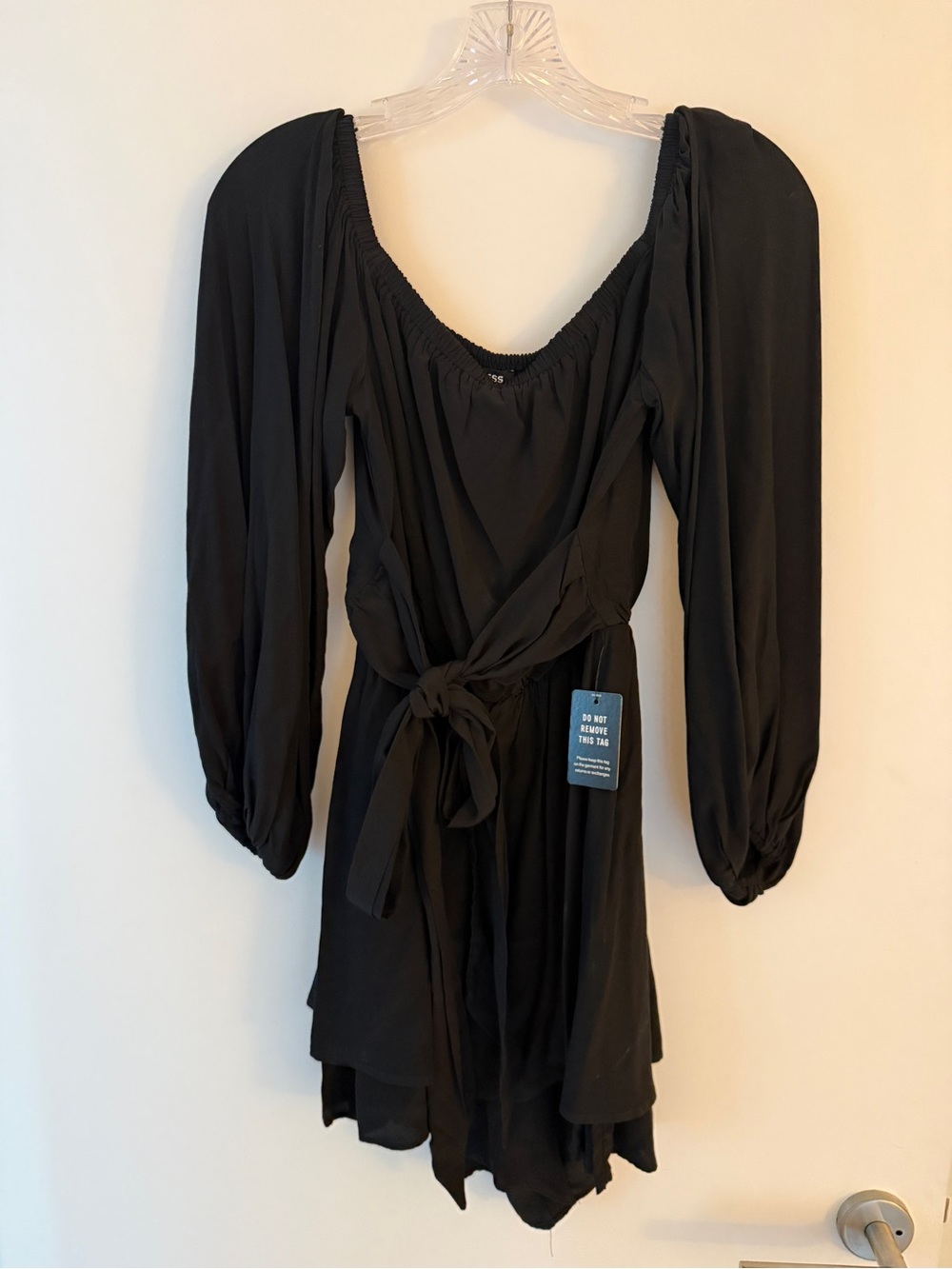 Express Black Long-Sleeve Romper